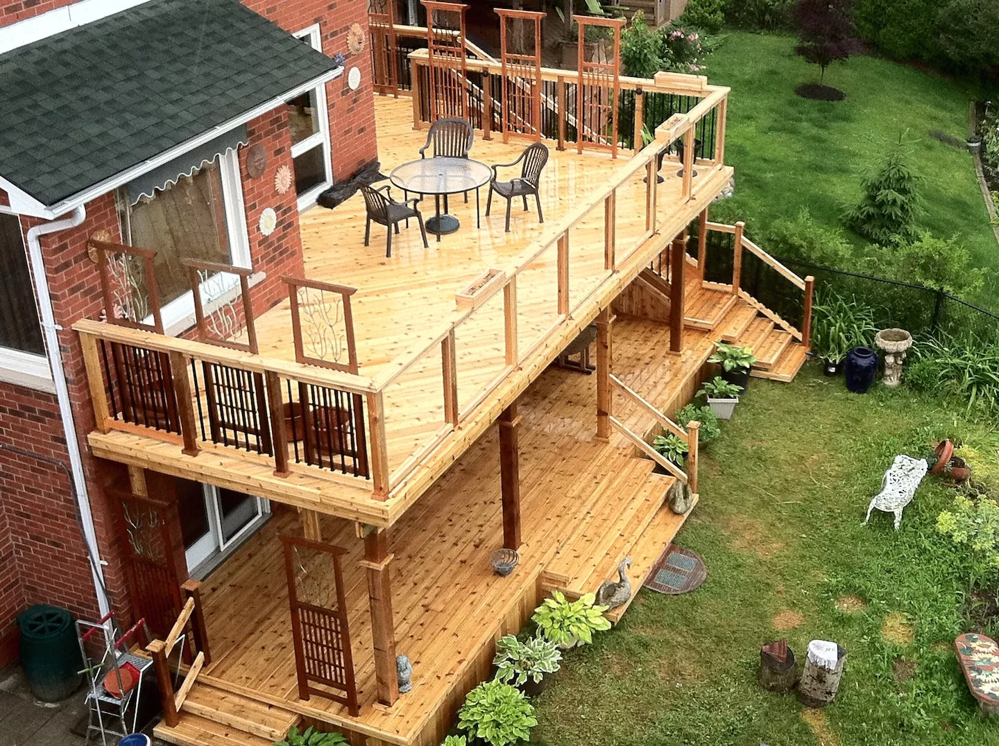 Multi Level Cedar Deck image