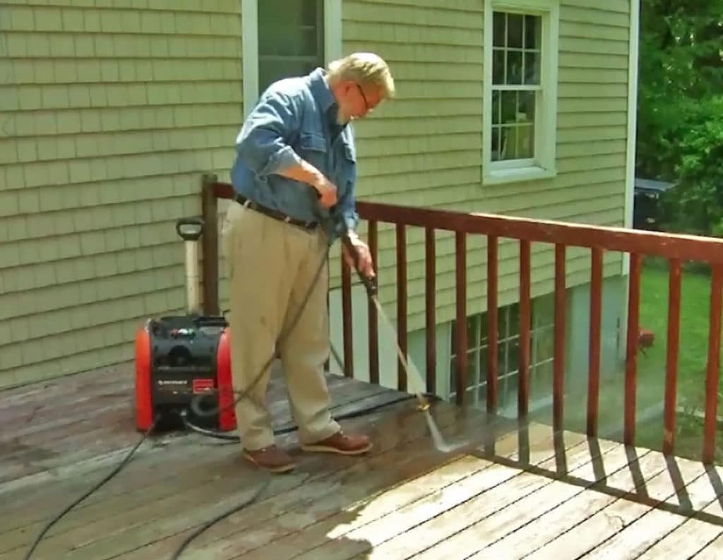 How to Restore Your Deck - Clean