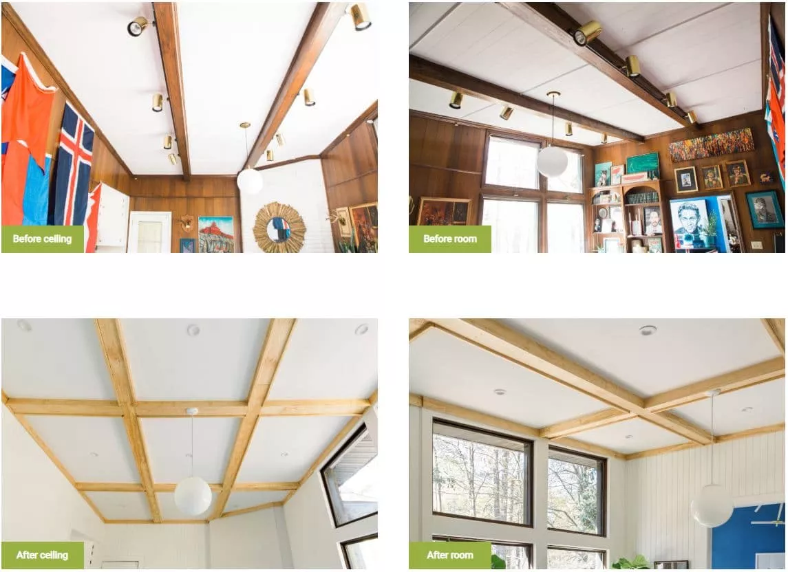 How To Install Coffered Ceilings